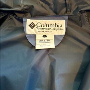 Columbia Men's Rain Suit Navy Jacket and Pants. XL EXCELLENT CONDITION